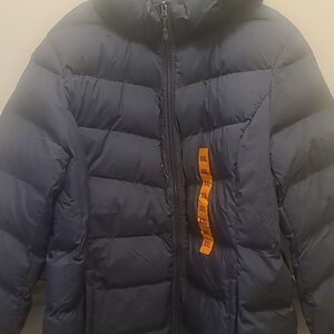 Navy Puffer Coat  XXL
